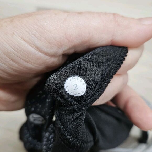 Lululemon Womens Black Speckled Energy Sports Bra Size 2 - Picture 4 of 6